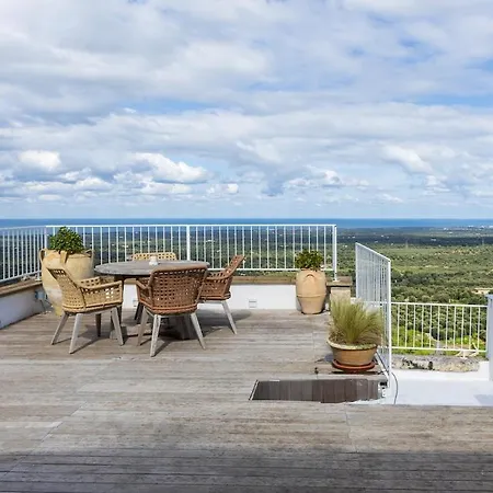 Terrazza D'alba - Sea View Rooftop, Center شقة أوستوني